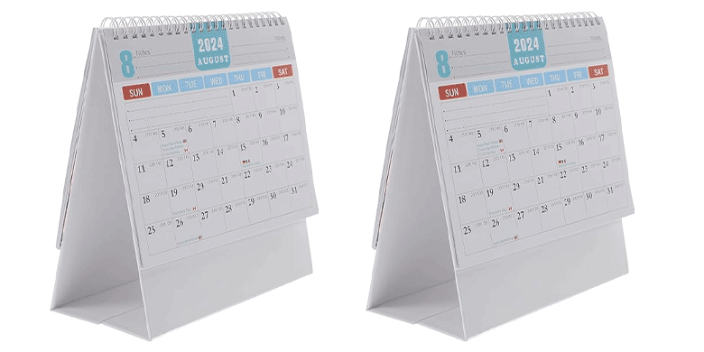 desk calendars