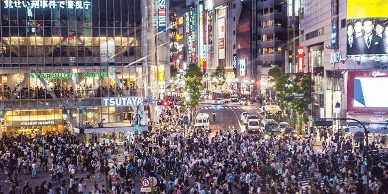 busy intersection