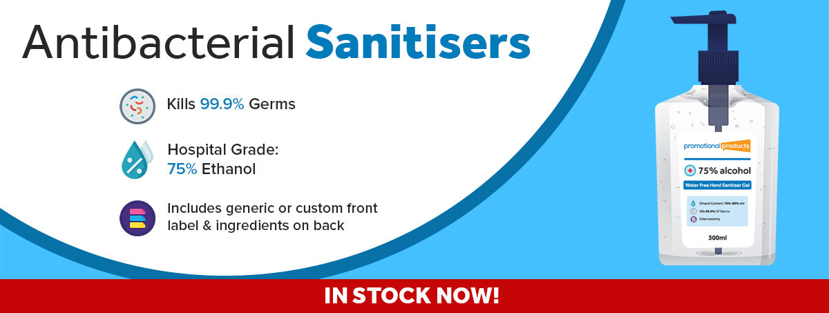 Hand sanitisers, back in stock first week of May! Pre-order Now!
